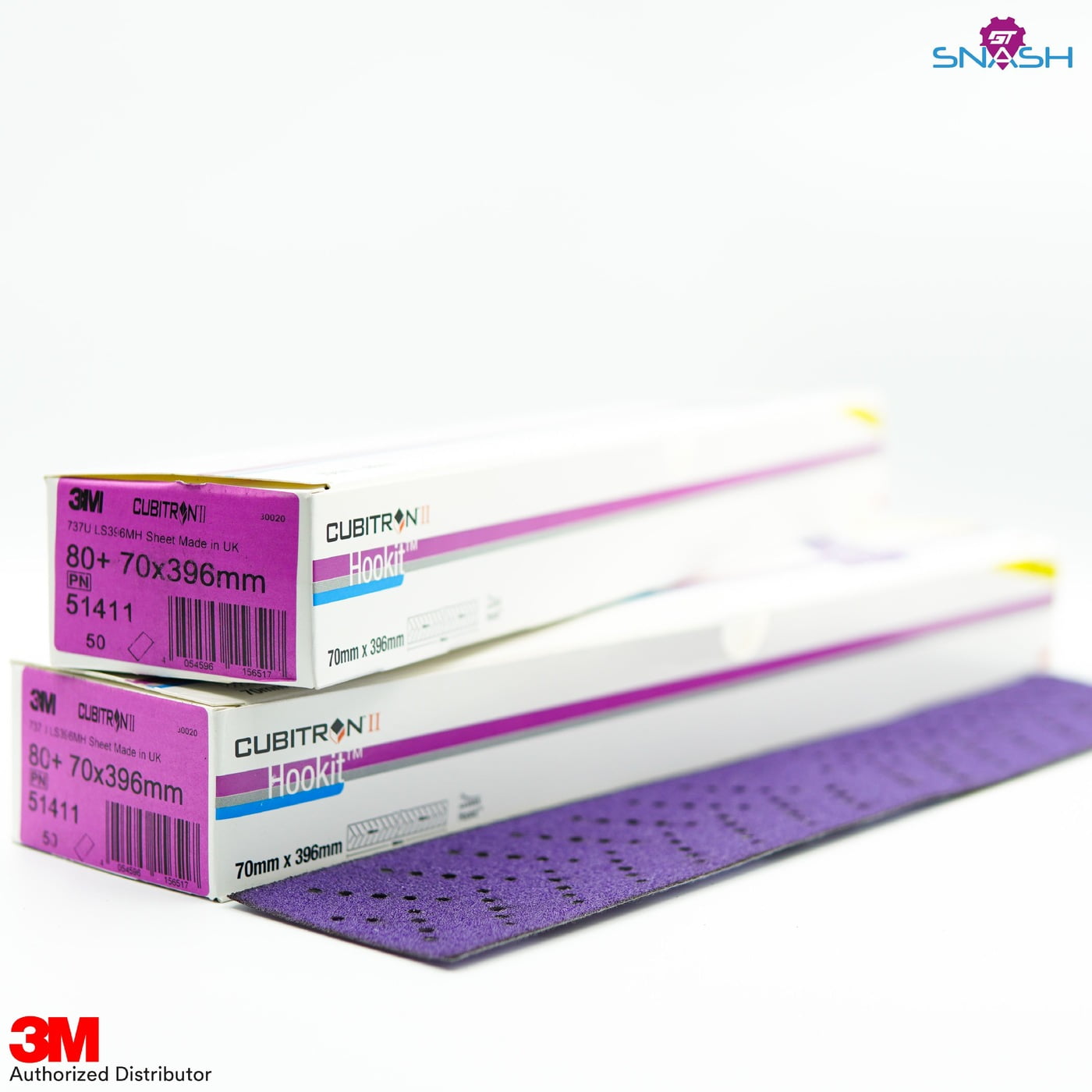 3M Company 33446 1/2" x 18"  Cubitron™ II 80G Air Sander File Belt 10Pk 
