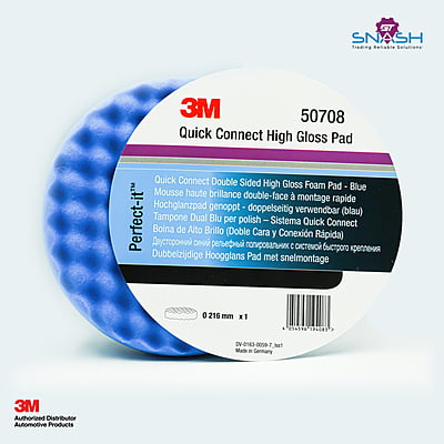 50708 - 3M Quick Connect Double Side Blue Polishing Pad